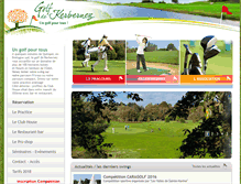 Tablet Screenshot of golfdekerbernez.com